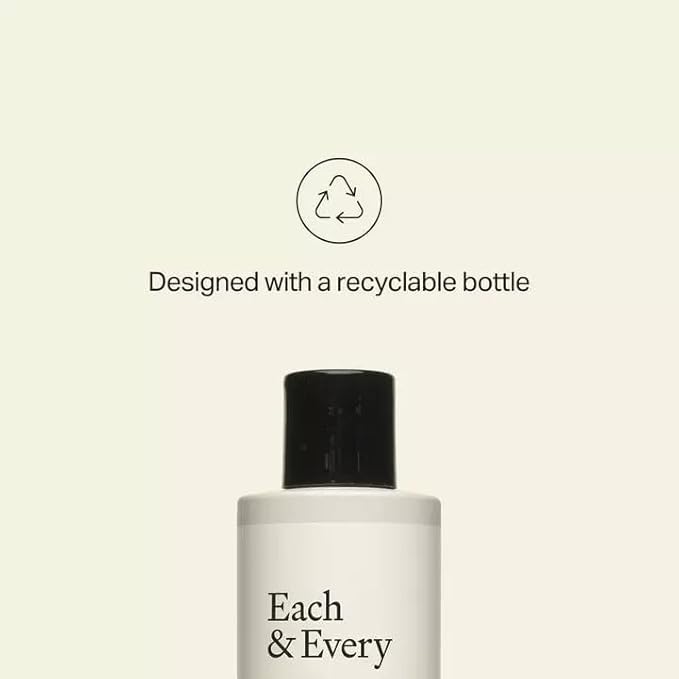 Each & Every Sensitive Skin Body Wash for Women & Men - Citrus & Vetiver - Moisturizing All Natural Body Wash & Shower Gel in Recyclable Packaging - Paraben, Sulfate & Cruelty-Free (10 Fl Oz)
