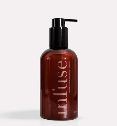 Infuse Hydrating Face Wash for Women – Antioxidant Gentle Face Cleanser Infused with Yerba Mate & Peptides – Unscented, Sensitive Skin Cleanser, 150ml