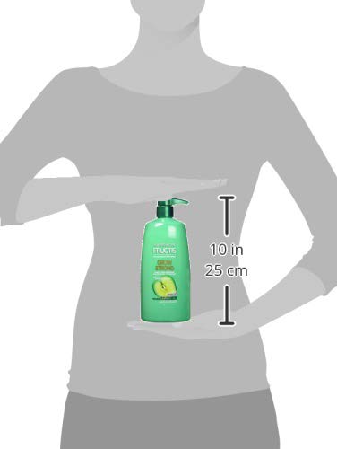 Garnier Fructis Grow Strong Shampoo, 33.8 Fl Oz, 1 Count (Packaging May Vary) (Pack of 2)