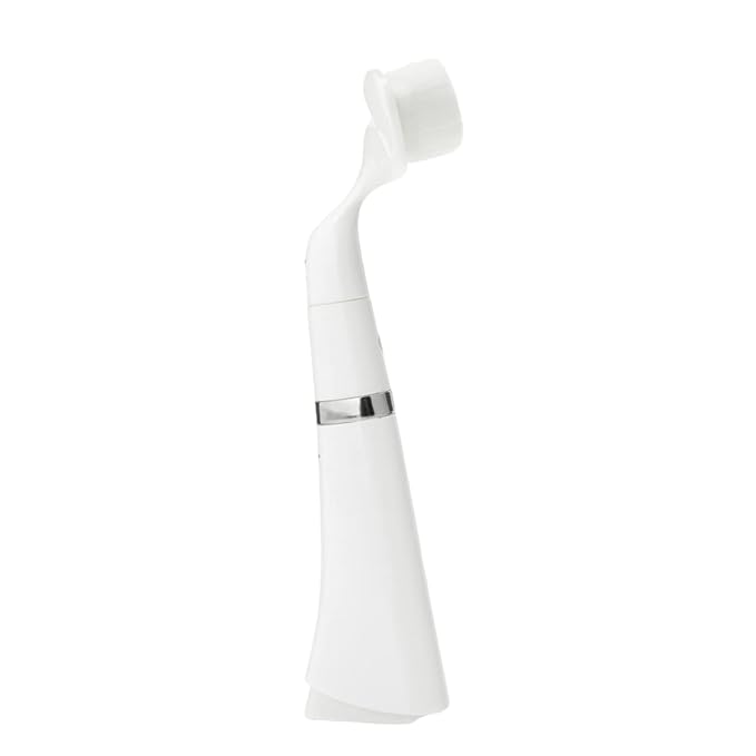 Serious Skincare Glycolic Facial Cleanser 12 oz. + Oscillating Facial Brush Cleansing Tool - Creamy Deep Pore Cleansing Formula - Glycolic Acid - Gentle - Oil Free Face Wash