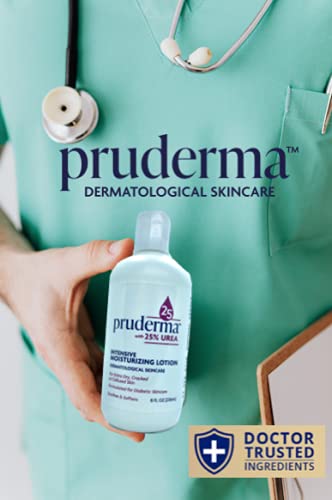 Urea Lotion 25% 8 OZ - Foot Lotion for Dry Cracked Heels and Hands. Intense moisturizer for Feet, Knees, Elbows - For Rough, Dead & Dry Skin