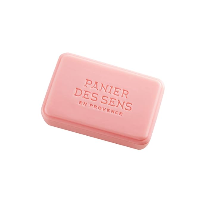 Panier des Sens Cherry Blossom Shea butter natural bar soap, bath & body soap bars - Made in France 95% natural - 2 bars, 7oz/200g each