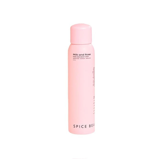 Milk & Rose Hair and Body Mist – Hydrating Floral Body Spray & Hair Perfume with Rose, Goat Milk, Chamomile, Lavender & Honey – Refreshing Mist for Skin, Hair & Clothing – 6.7 oz