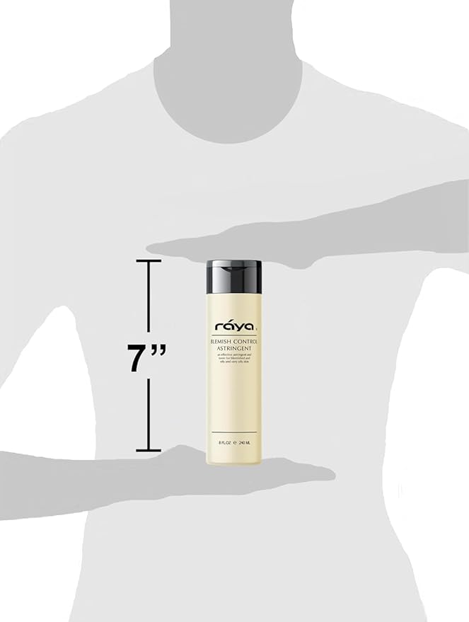 RAYA Blemish Control Astringent (705), Facial Toner for Very Oily and Break-Out Skin, with Vitamin B Complex to Balance pH and Helps Regulate Oil Production, Cruelty & Paraben Free - 8 fl oz