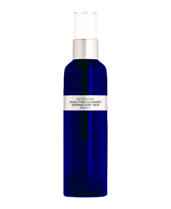 Bioactive Cleanser Normal to Dry Skin - Non-Foaming Facial Cleanser Provides a Gentle Deep Clean Face Wash and Ultra-Hydrating and Moisturizing Treatment (4.5 fl oz)