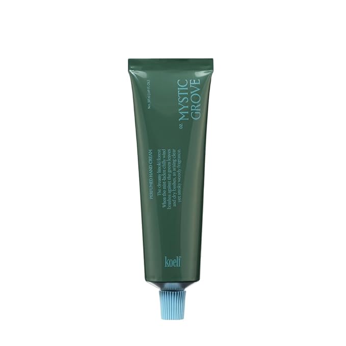Perfumed Hand Cream No.2 Mystic Grove 50ml (1.69 fl. oz.) - Hand Moisturizer for Dry Skin with Urea, Lactobacillus Complex, Centella Asiatica, Hinoki Scented Soothing Hand Cream