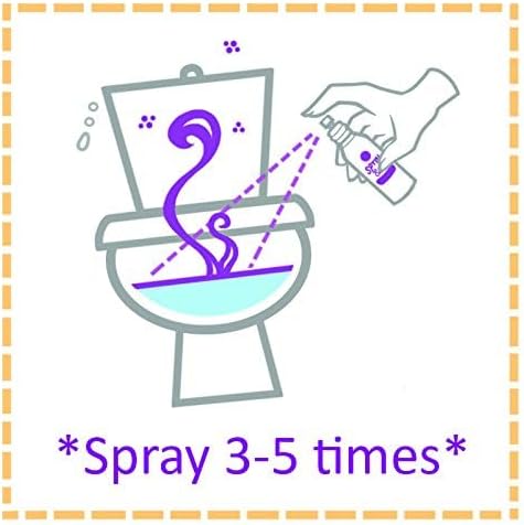 Air Scense Spray & Go Before-You-Sit Toilet Spray, Lavender Vanilla, 2 Fl Oz
