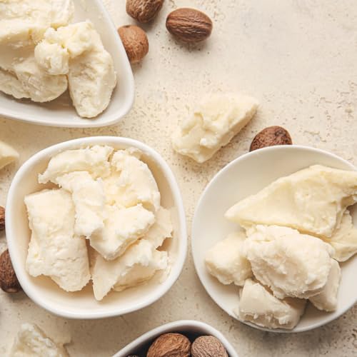 LE SHEA Vanilla Cream Body Butter, Vegan Skin Cream Moisturizer, African Shea Butter, Mango Butter, Vitamin E Oil Skin Care Thick Lotion for Dry Sensitive Dry Cracked Hand Feet 8 oz