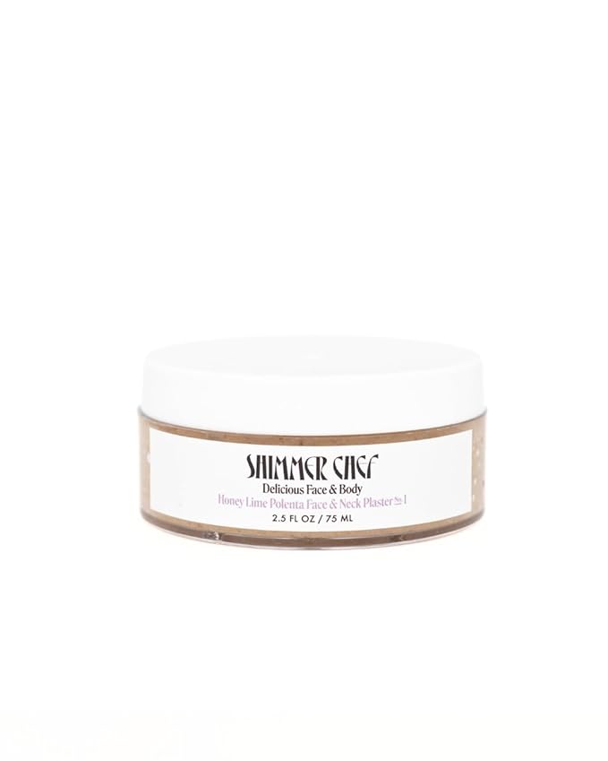 Honey Lime Polenta Face & Neck Plaster | Cleanse and Strengthen Skin | Powerful Ingredients for Radiant, Healthy Skin 2.5 oz