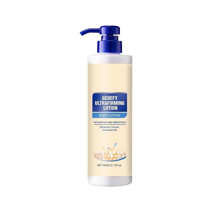 Lucksun Firming Body Lotion 60ml - Niacinamide, Hyaluronic Acid & Collagen for Elasticity, Deep Hydration with Shea Butter & Centella Asiatica Extract