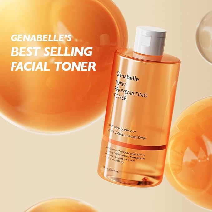 PDRN Rejuvenating Toner - Deep Hydration & Skin Barrier Support with PDRN, Panthenol, Hyaluronic Acid - Soft & Glowing Skin - 10.14 fl.oz/300ml