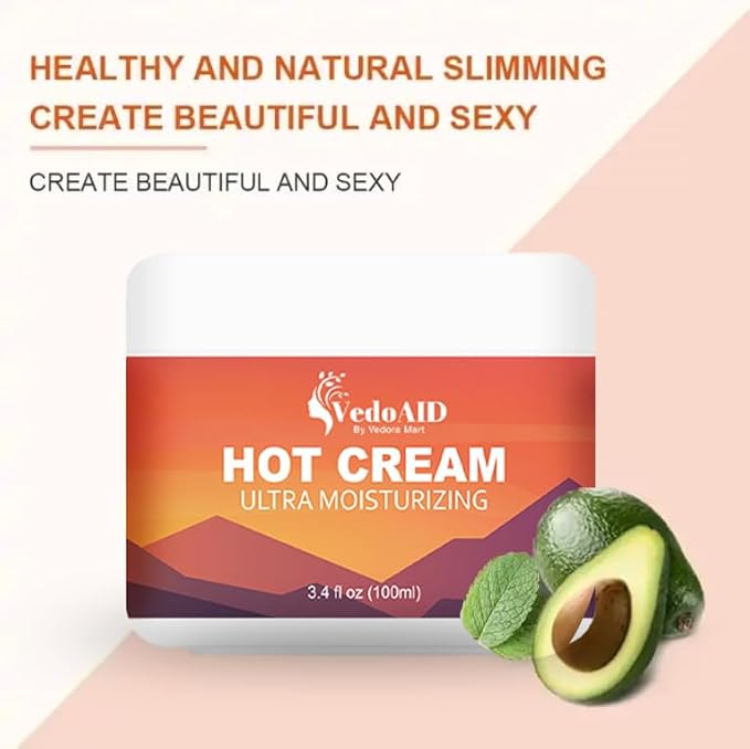 (1pc) Hot Firming Cream Sweat Enhancer, Skin Tightening and Cellulite Reduction Lotion for Stomach, Thighs and Butt, Ulta Moisturizing Pre and Post Workout Sweat Cream for Better Results (3.4 fl oz)