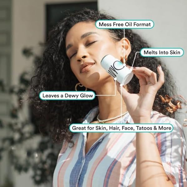 WYOS All Over Moisturizer Stick- Hydrating Oil Stick I Face Moisturizer and Body Moisturizer I Adds Glow and Shine to Face and Body I Non-greasy Formula I The Shining Star