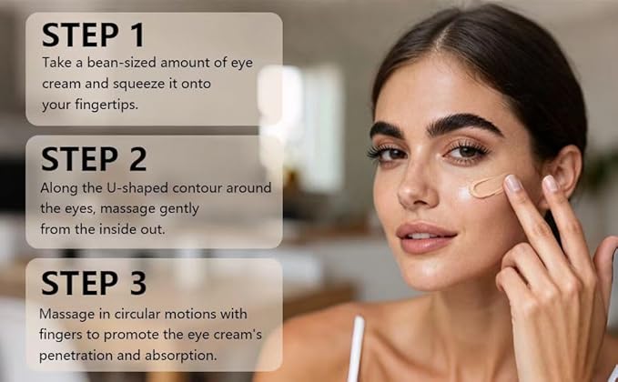 Instant Eye Tightener Cream, Under Eye Bags Treatment, Fine Lines and Wrinkles, Easy-Wear Formula, 0.67 Fl Oz
