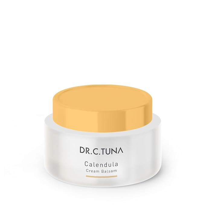 FARMASi Dr C Tuna Calendula Cream Balsam for Skin, Body Pure Natural Skincare Repair and Moisturizer Healing Effects for Dry Skin, Plant Rich Protection with Calendula, Chamomile 2.7 Fl