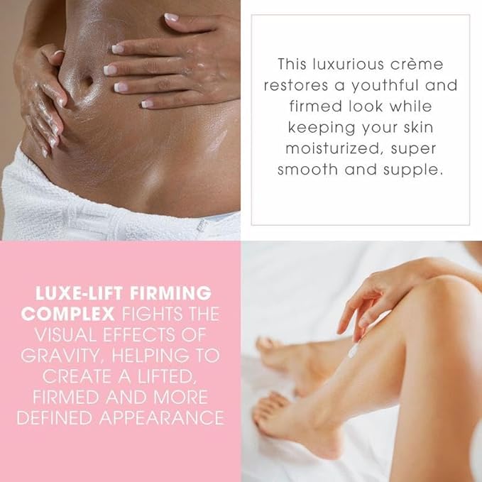 Champagne Lift Firming Body Creme, Deep Hydration Anti Wrinkle Firming Skin Nourishes Body Dry Skin. (Vanilla)