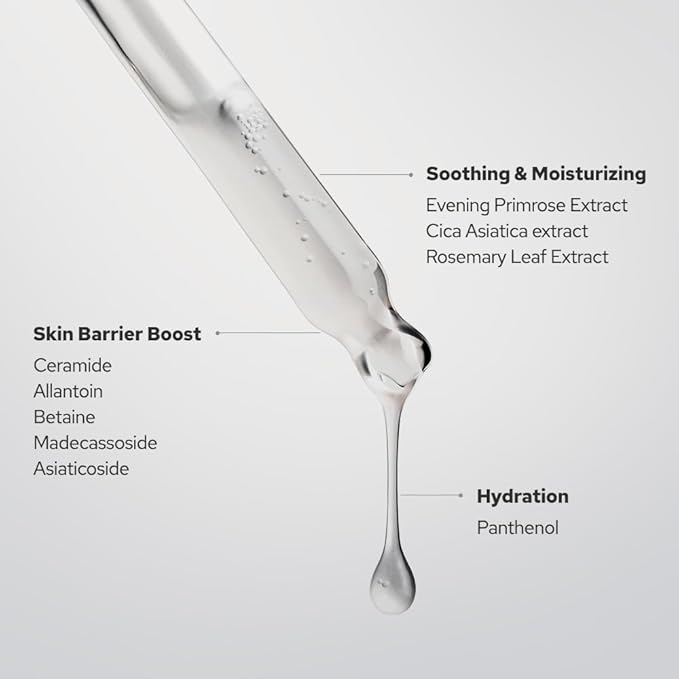 De:maf Panthenol 30% Wonder Drops Ampoule, Panthenol 30% and Evening Primrose Extract for Instant Calming, Suitable for All Sensitive Skin, Korean Skincare