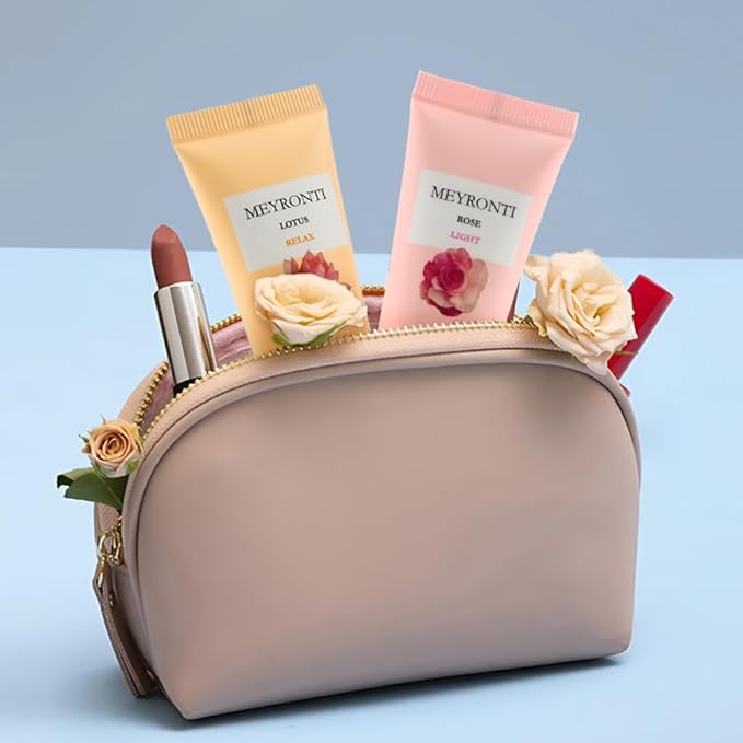 Rose scented hand cream for dry cracked hands, hand lotion travel size, mini purse essentials, travel size moisturizer, mini lotions, dry hands treatment lotion for extremely dry skin 30ml/1.0 fl Oz