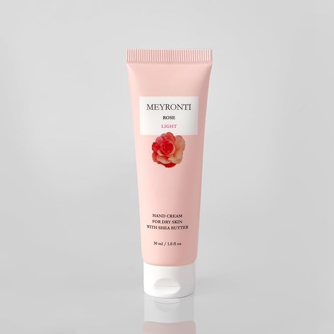 Rose scented hand cream for dry cracked hands, hand lotion travel size, mini purse essentials, travel size moisturizer, mini lotions, dry hands treatment lotion for extremely dry skin 30ml/1.0 fl Oz