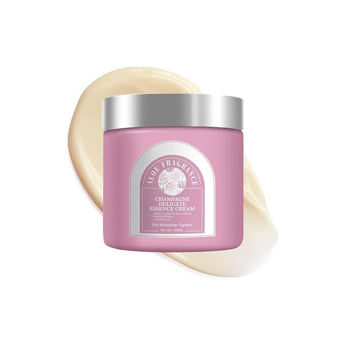 Champagne Lift & Firming Body Cream,Deeply Moisturizing Nourishing Dry Skin Anti-Aging Firming Body Cream.(Aloe Fragrance)