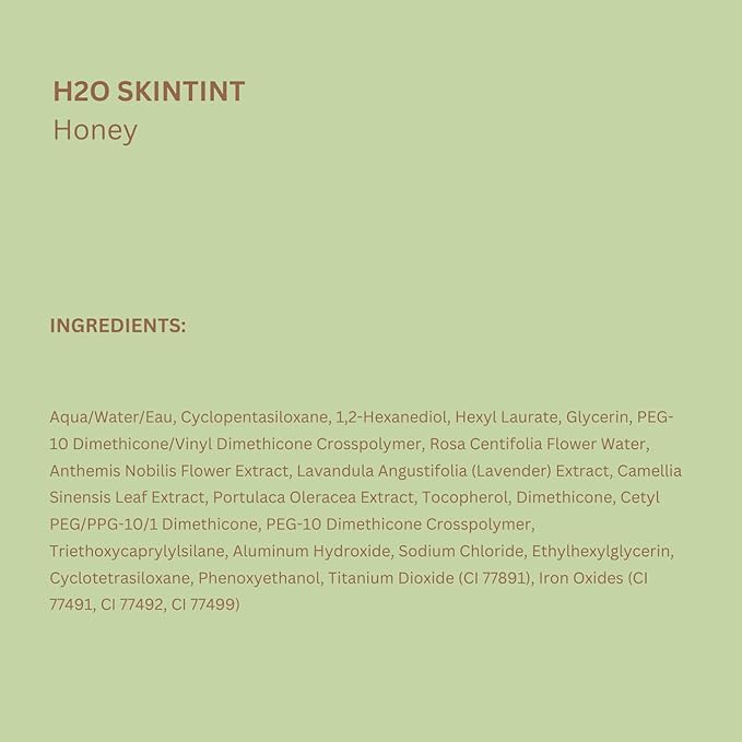 Pixi H2O SkinTint | Tinted Gel Moisturizer | Lightweight, Hydrating & Water-Resistant | Evens Tone & Reduces Redness | Honey | 1.2 fl oz/35 ml
