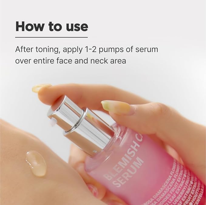 ISOI Blemish Care Up Serum for Face, Vegan Hydrating Serum for Smooth & Glass Skin Effect, Skin Barrier & Moisture Balance for Women, Korean Skin Care (1.18 fl. oz, 35ml)