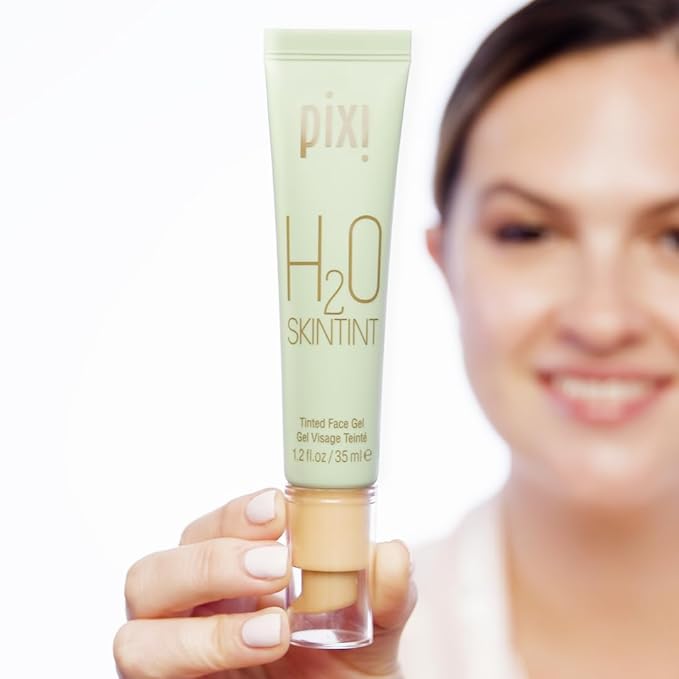 Pixi H2O SkinTint | Tinted Gel Moisturizer | Lightweight, Hydrating & Water-Resistant | Evens Tone & Reduces Redness | Cream | 1.2 fl oz/35 ml