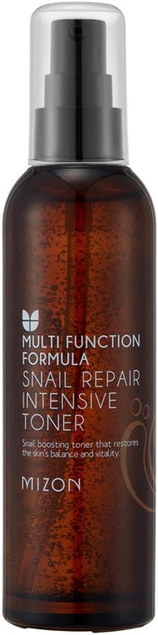 MIZON Snail Repair Intensive Toner Snail Mucin Hyaluronic Acid Adenosine Centella Asiatica Moisturizer Fine Line Treatment Safe Formula Korean Skincare (3.38 fl oz)