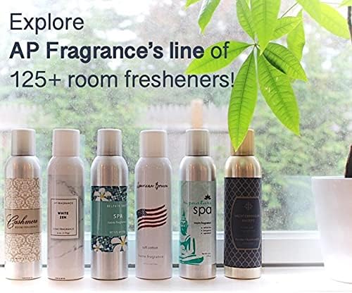 Room Fragrance Air Freshener Spray Concentrated Bathroom, Kitchen, Car, or Office Deodorizer, U.S.- Made by AP Fragrance (Vanilla Cashmere)