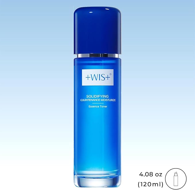 +WIS+ Power Hydrating Toner with Hyaluronic Acid, Effective Soothing for Sensitive Skin, Daily Face Skin Care for Dry to Normal Skin (4 fl.oz)