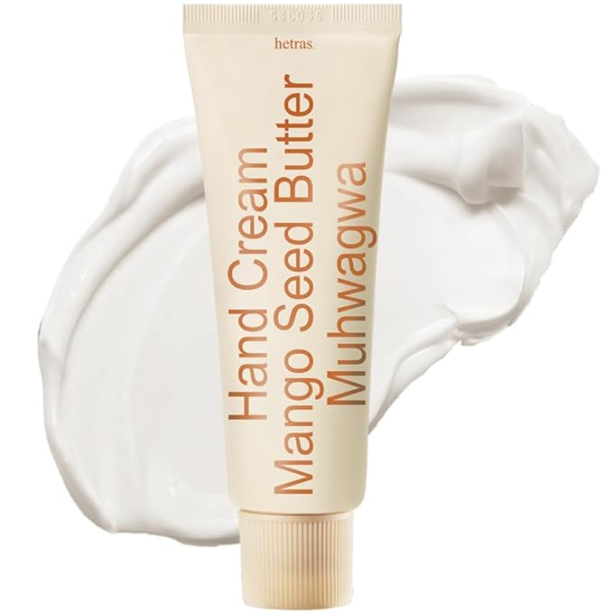 Perfume Hand Cream | Muhwagwa - Rich and Sweet Fig Scent | Korean Subtle Perfumed Hand Moisturizer with Mango Seed & Shea Butter | Hydrates, Nourishes & Softens Very Dry Skin, 1.69oz.