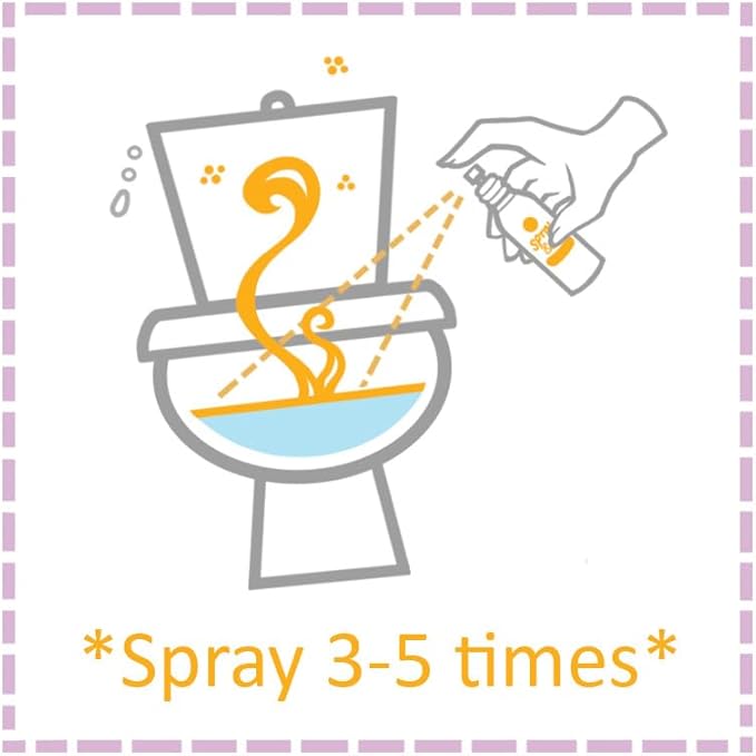 Air Scense Spray & Go Before-You-Sit Toilet Spray, Original Citrus, 2 Fl Oz, (2 Pack)