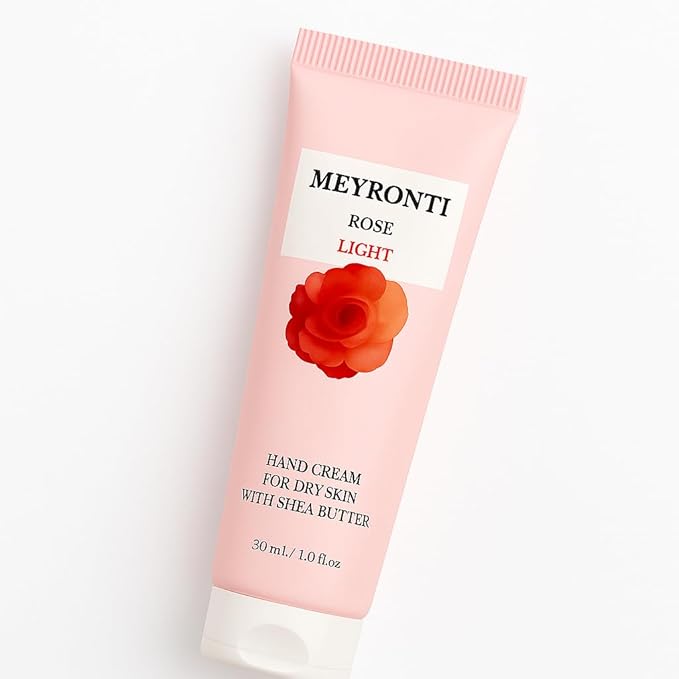 Rose scented hand cream for dry cracked hands, hand lotion travel size, mini purse essentials, travel size moisturizer, mini lotions, dry hands treatment lotion for extremely dry skin 30ml/1.0 fl Oz