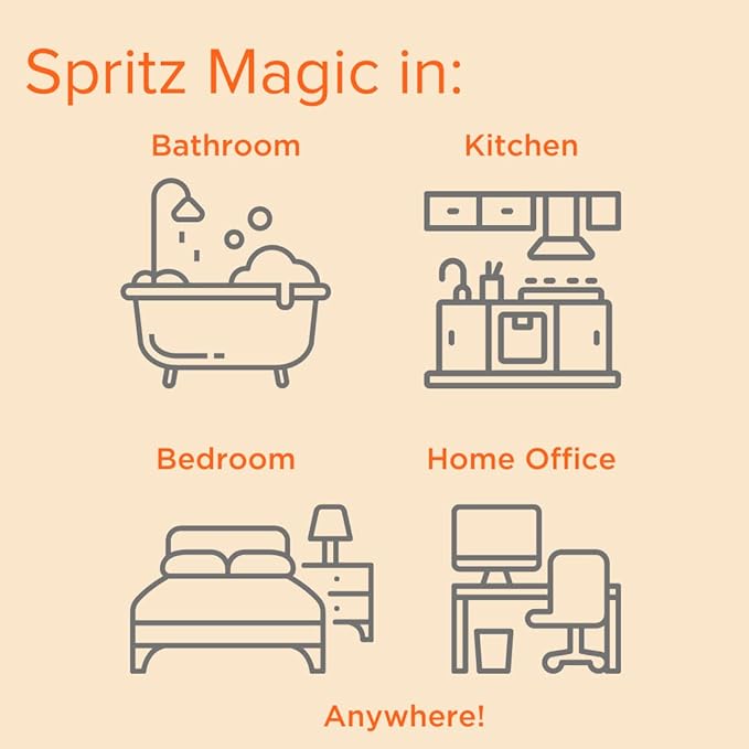 Citrus Magic Odor Eliminating Air Freshener Spray, Orange Blast, 6-Ounce
