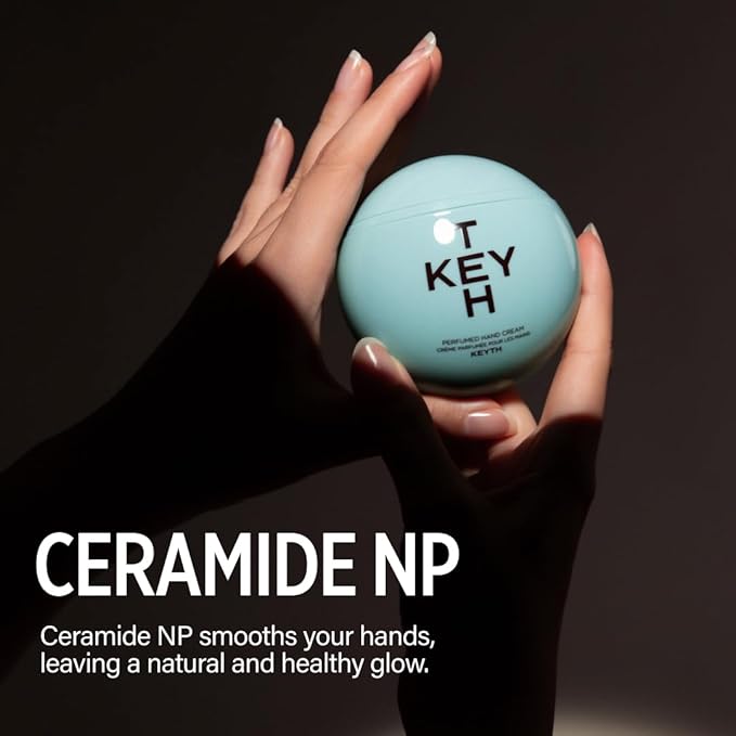 KEYTH PERFUMED HAND CREAM #SO BLACK OUD (70ML, 2.36 FL.OZ.) / Rich Scent, Provides Glow and Moisture, Refreshing Finish, Leather&Powdery&Musk&Vanilla, Ceramide NP