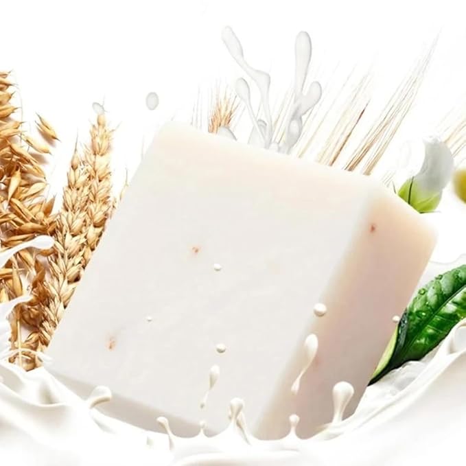 Handmade Genuine Thai Rice Soap 4/8/12PCS sets. 65g/PCS,Cold - Processed.Great for bath, hands, face & gifting (4PCS)