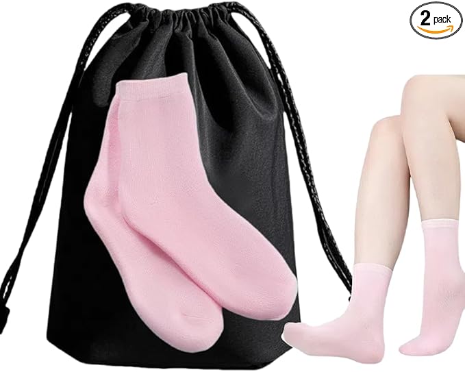 Gel Socks for Dry Cracked Feet Women,Foot Moisturizing Socks,Gel Socks Spa Socks,Cotton Socks for Moisturizing Feet Overnight