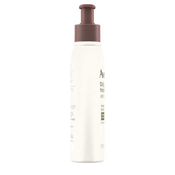 Aveeno Daily Moisturizing Body Lotion with Soothing Prebiotic Oat, Gentle Lotion Nourishes Dry Skin With Moisture, Paraben-, Dye- & Fragrance-Free, Non-Greasy & Non-Comedogenic, 12 fl. Oz