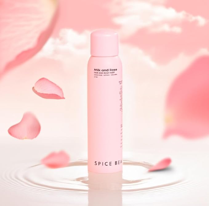 Milk & Rose Hair and Body Mist β Hydrating Floral Body Spray & Hair Perfume with Rose, Goat Milk, Chamomile, Lavender & Honey β Refreshing Mist for Skin, Hair & Clothing β 6.7 oz