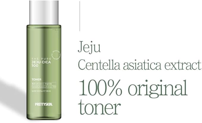 The Pure Jeju CICA Facial Toner 8.45fl.oz. | 100% Centella Asiatica Extract | Hydrating & Soothing Water-Type Toner | for Sensitive Skin | Korean Skincare