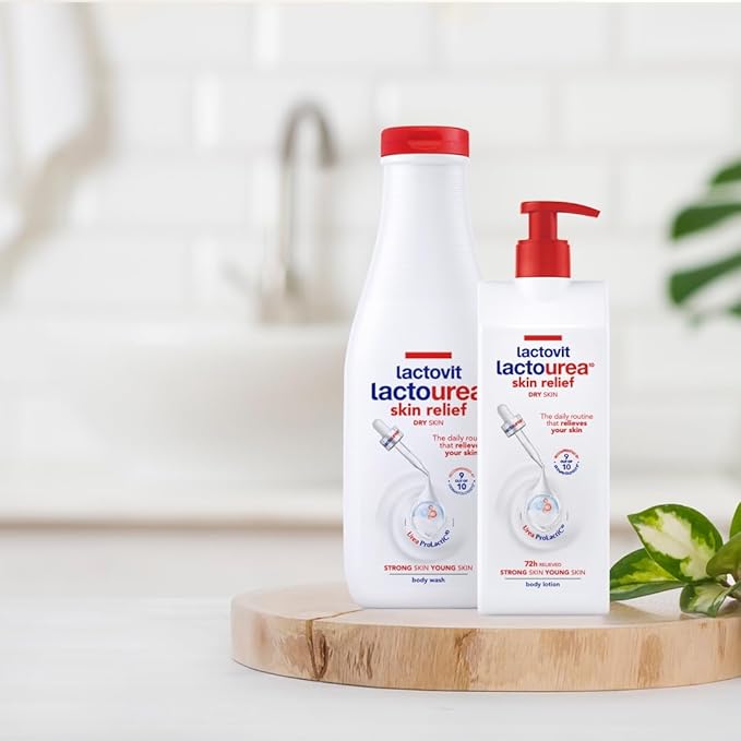 Lactovit | Lactourea Body Lotion | Hydrating Moisturiser for Dry Skin | With Urea ProLactiC10 Complex, Lactic Acid & Pure Urea | Soft & Youthful Skin | Dermatologist Recommended | 3 x 400 ml