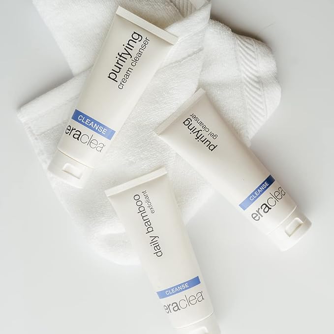 eraclea Daily Bamboo Exfoliant, Gentle Exfoliating Face Wash with Lactic Acid and Hyaluronic Acid. Removes Oil and Impurities to Reveal Even Skin Tone and Texture, For All Skin Types (4 fl oz)