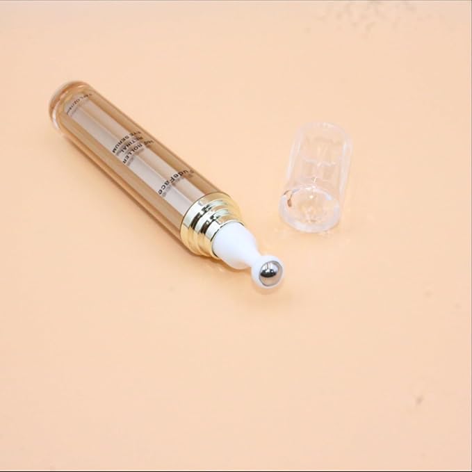Retinol Eye Cream for Puffiness and Bags Under eyes Treatment Nicotinamide to Repair Fine Lines and Wrinkles Under the Eyes Dark Circles,360° Roller Massage Ball