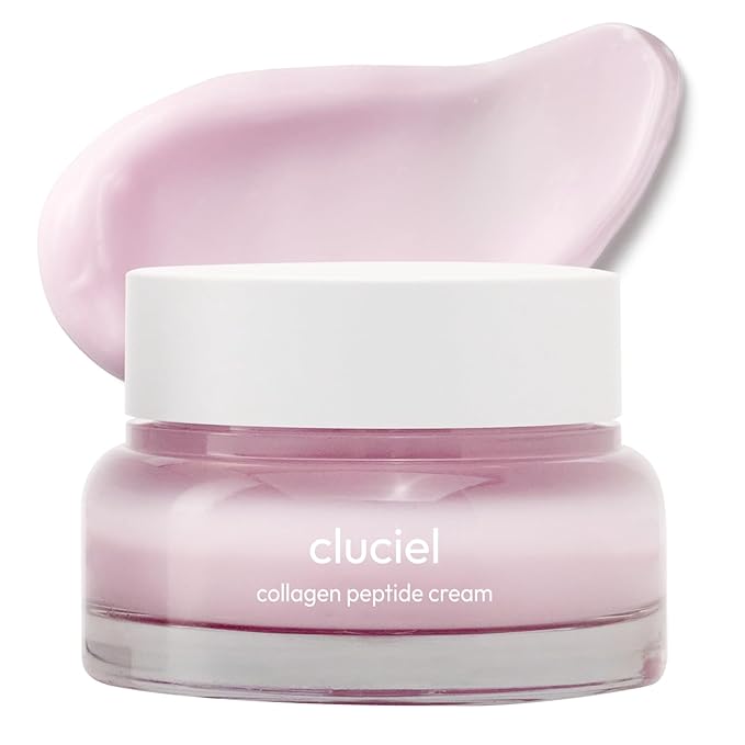 Collagen Peptide Cream I Moisturizer with Collagen, 7 Peptides, Niacinamide, Blemish Relief Care, Repairs Skin Barrier, Boosts Elasticity, 24h Glow & Plumped Skin (50ml / 1.69 fl.oz)