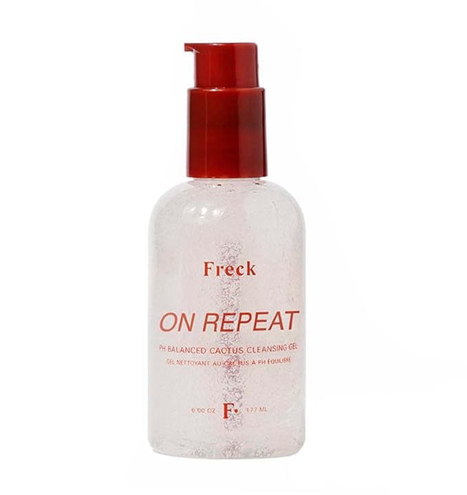 Freck Beauty ON REPEAT PH Balanced Cactus Cleansing Gel – Gentle Makeup Remover, Antioxidant-Rich Plant Collagen, Allantoin & Cactus Flower, Alcohol-Free, Fragrance-Free, Vegan | 177ml