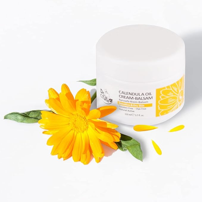 FARMASi Dr C Tuna Calendula Cream Balsam for Skin, Body Pure Natural Skincare Repair and Moisturizer Healing Effects for Dry Skin, Plant Rich Protection with Calendula, Chamomile 2.7 Fl