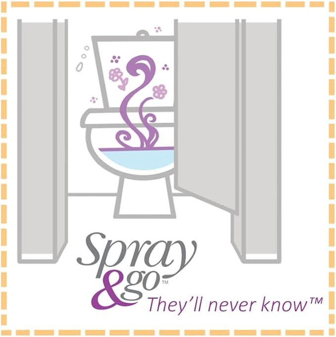 Air Scense Spray & Go Before-You-Sit Toilet Spray, Lavender Vanilla, 2 Fl Oz (2 Pack)