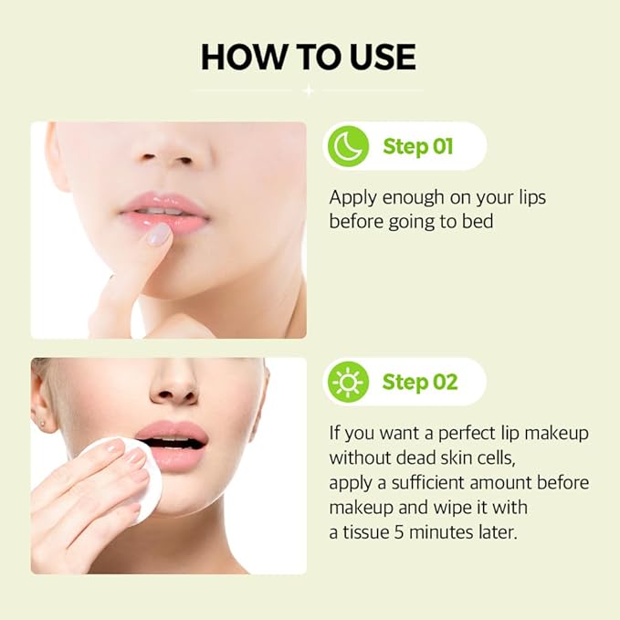 Klavuu Lip Mask Sleeping Pack (0.7oz) – Overnight Deep Hydrating Korean Lip Balm Treatment for Very Dry, Chapped Lips | Lip Lightening & Plumping with Instant Hydration | Gentle Exfoliating (Melon)