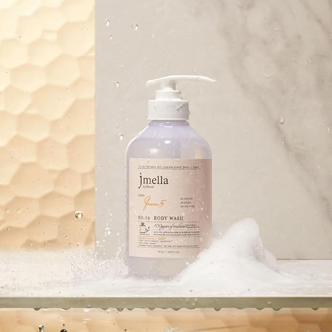 jmella in france Queen5 Body Wash -luxury fragrance Made by French Performer- Chemical free Free From 7 kinds of Paraben-33.8 FLoz