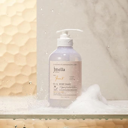 jmella in france Queen5 Body Wash -luxury fragrance Made by French Performer- Chemical free Free From 7 kinds of Paraben-33.8 FLoz